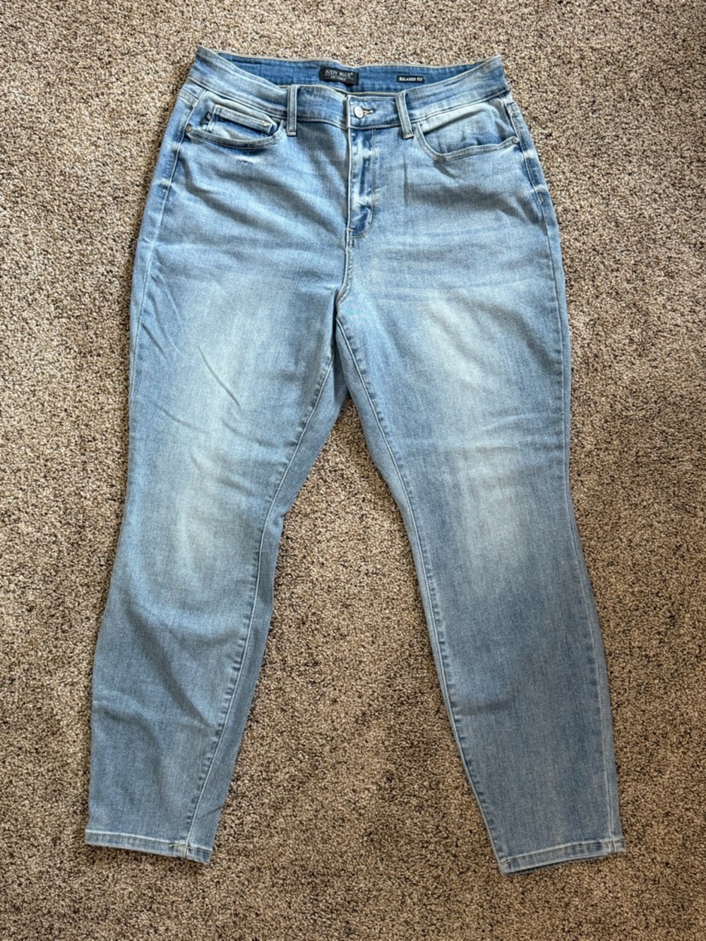 Judy Blue Straight Leg Light Blue Jeans